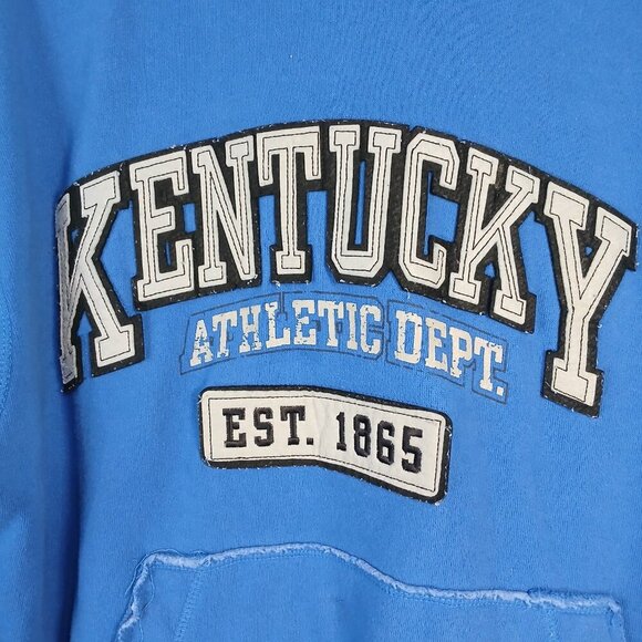 THR SQUARE BLUE KENTUCKY WILDCAT ATHLETIC DEPT UNISEX HOODIE, SIZE SMALL - Picture 8 of 8